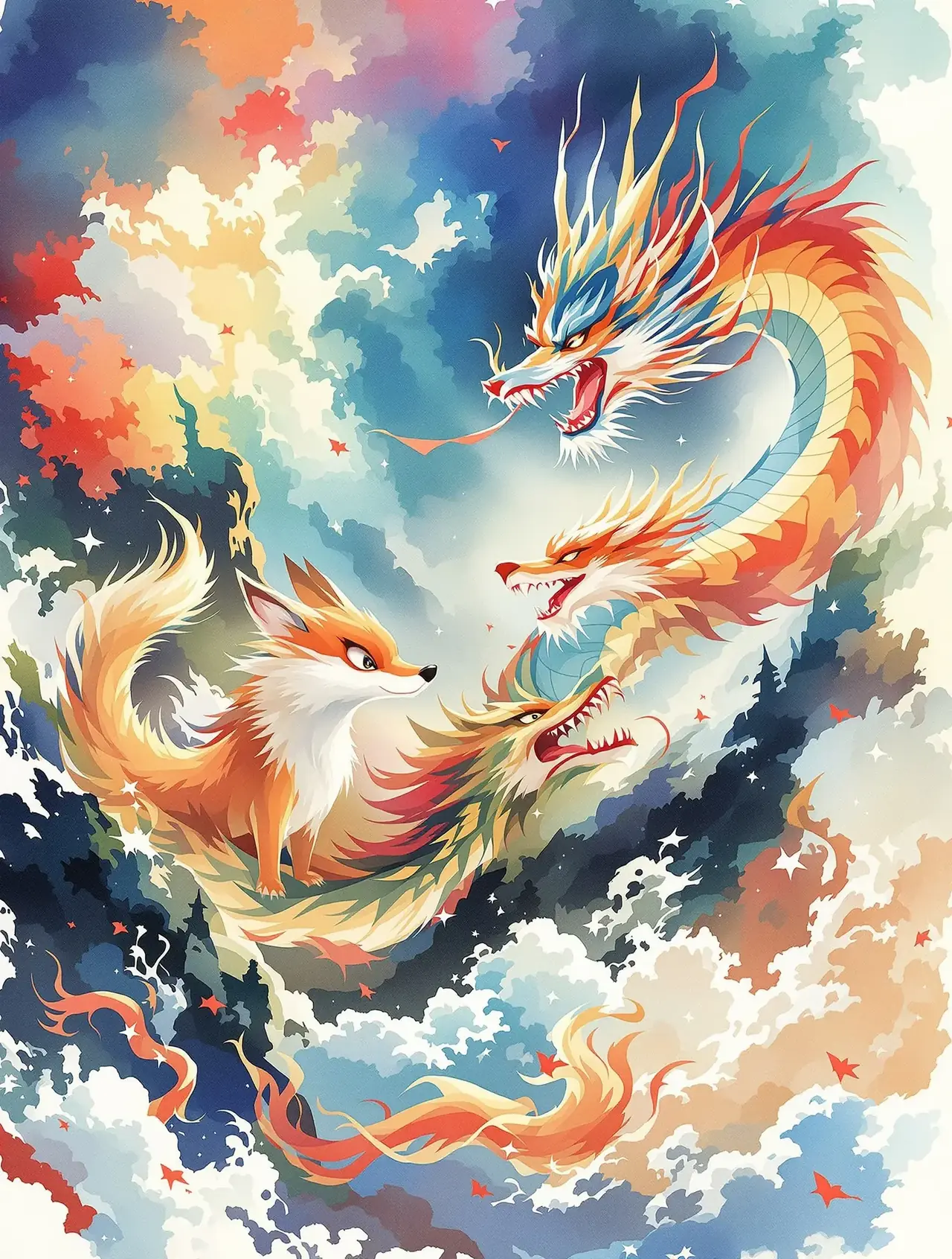 《山海绘卷》动漫封面海报