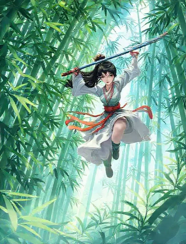 《竹林剑声》动漫封面海报