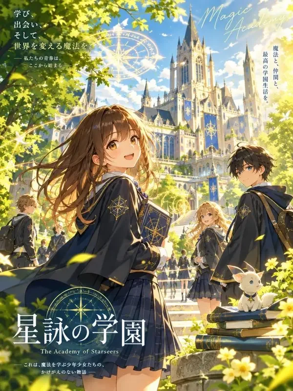 《银翼学园》动漫封面海报